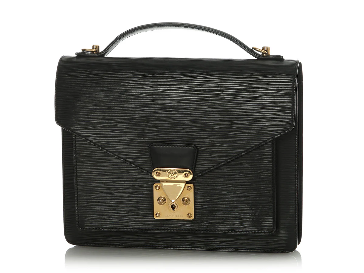Louis Vuitton Black Epi Monceau - Image 2