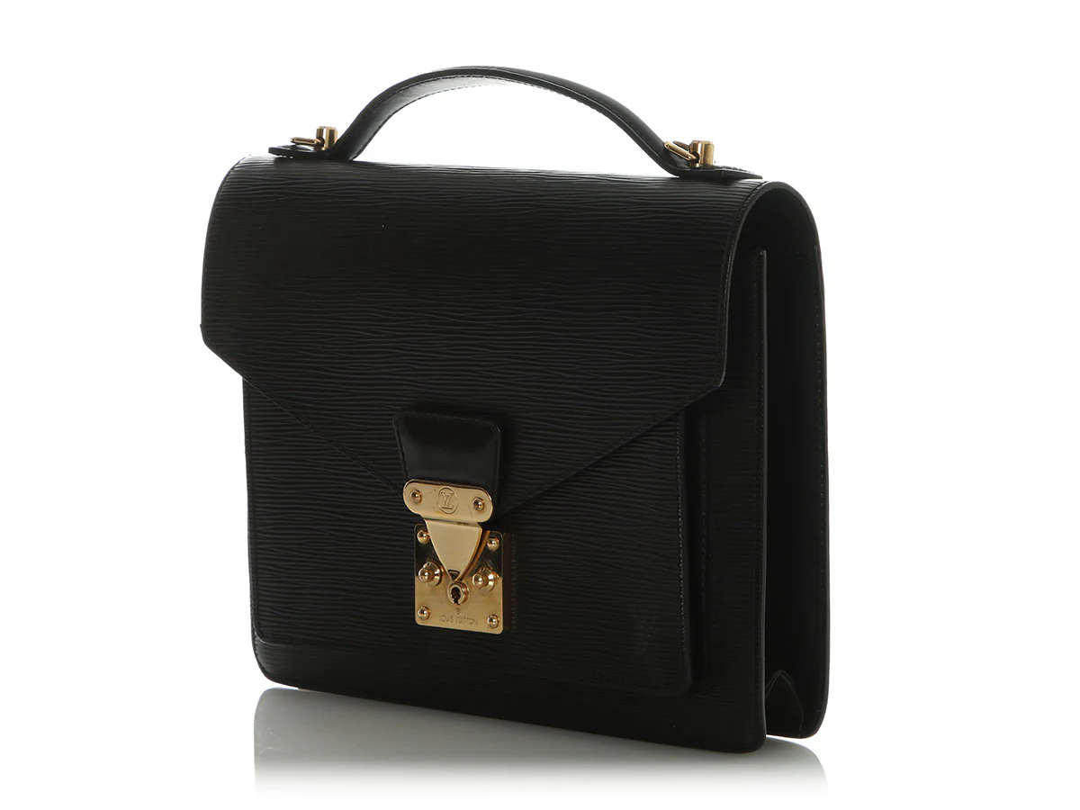 Louis Vuitton Black Epi Monceau - Image 3