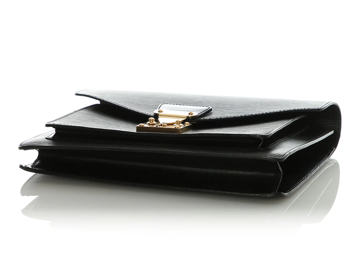 Louis Vuitton Black Epi Monceau - Image 6