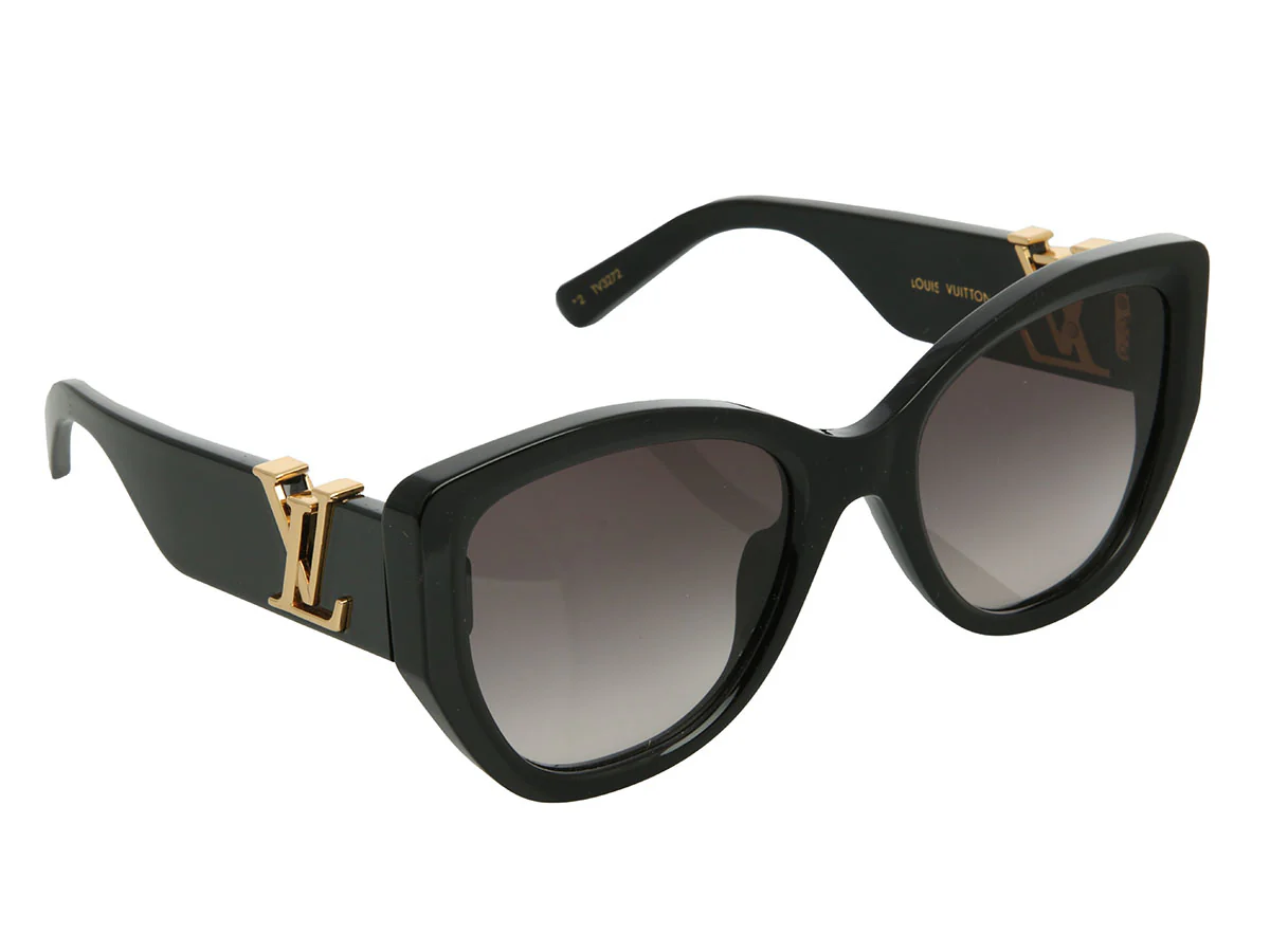 Louis Vuitton Black LV GO-14 Square Sunglasses - Image 2