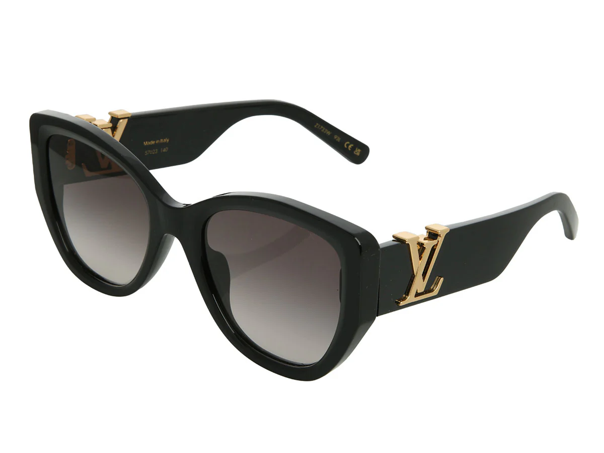 Louis Vuitton Black LV GO-14 Square Sunglasses - Image 3