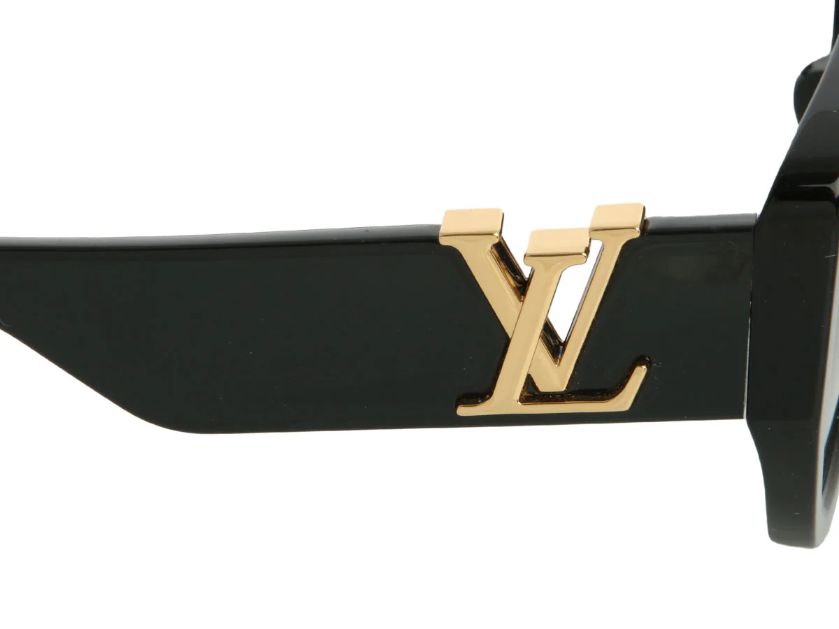 Louis Vuitton Black LV GO-14 Square Sunglasses - Image 5