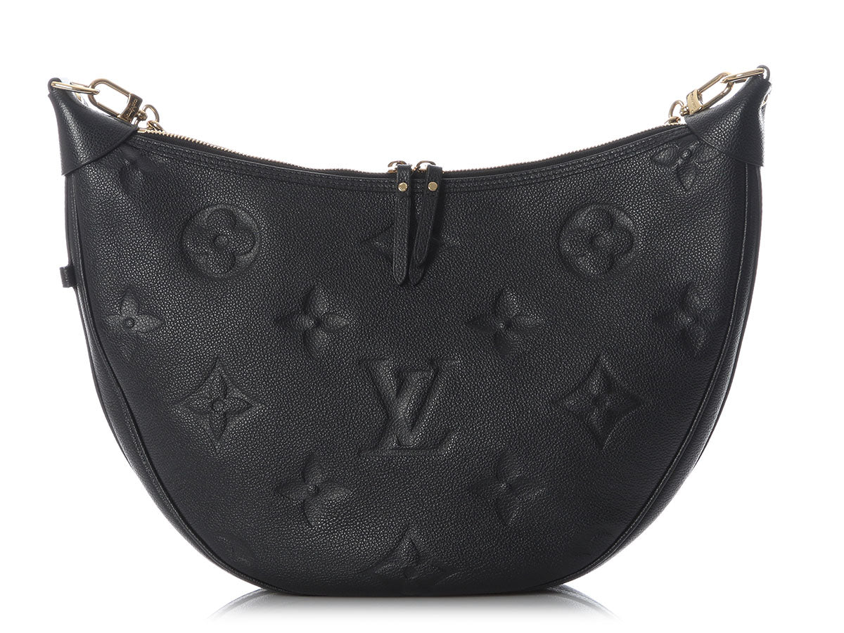 Louis Vuitton Black Monogram Giant Empreinte Loop Hobo