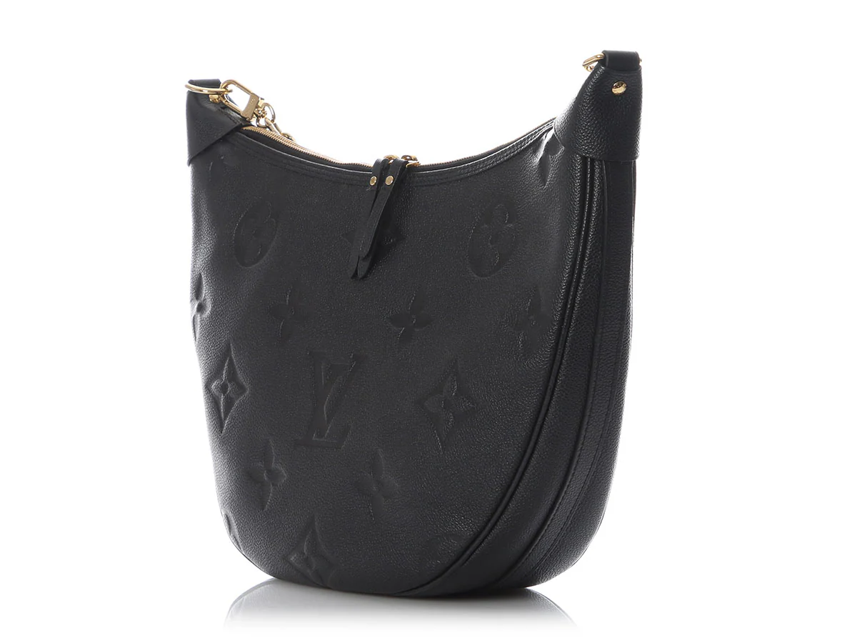 Louis Vuitton Black Monogram Giant Empreinte Loop Hobo - Image 3