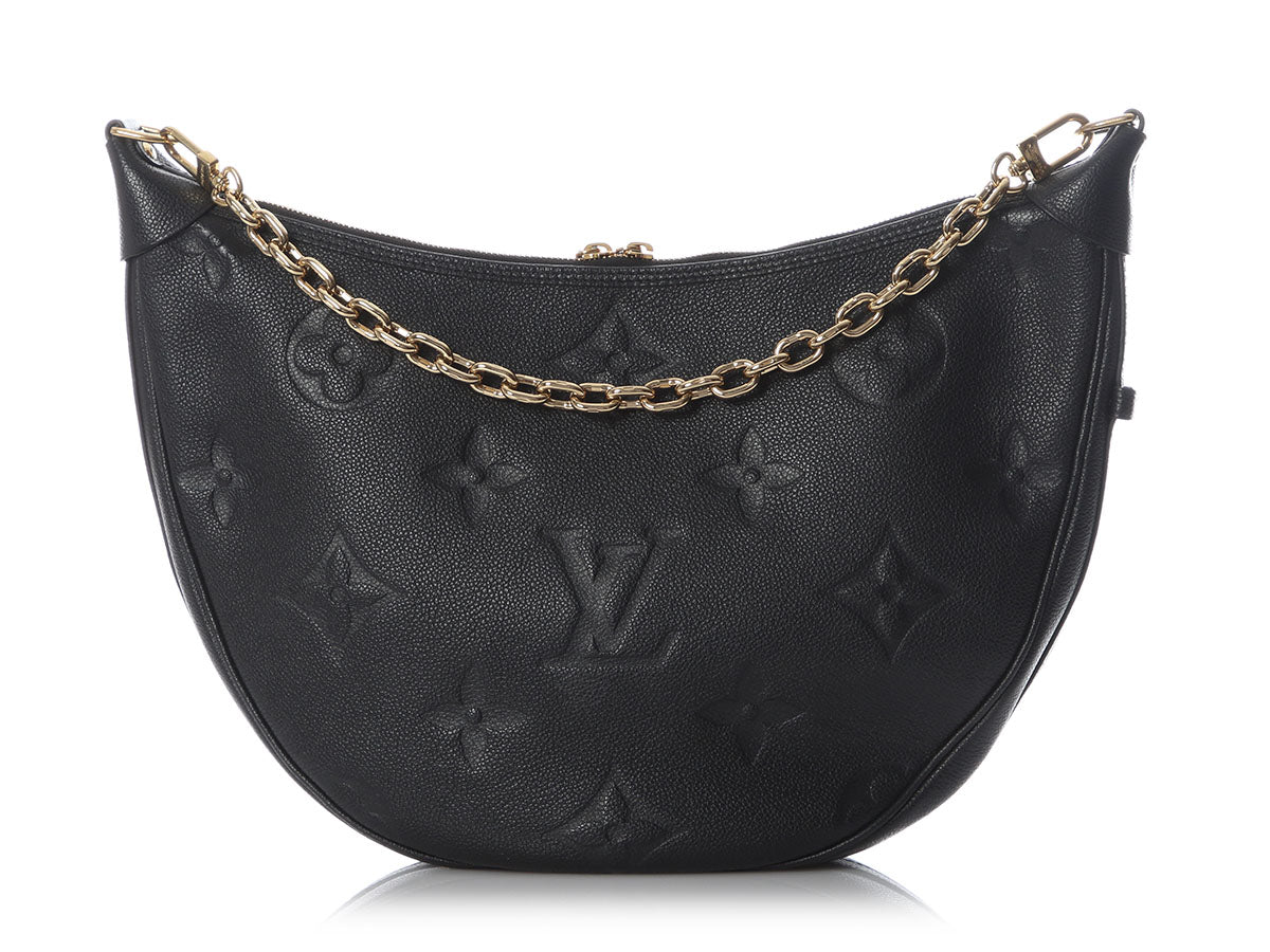 Louis Vuitton Black Monogram Giant Empreinte Loop Hobo - Image 4