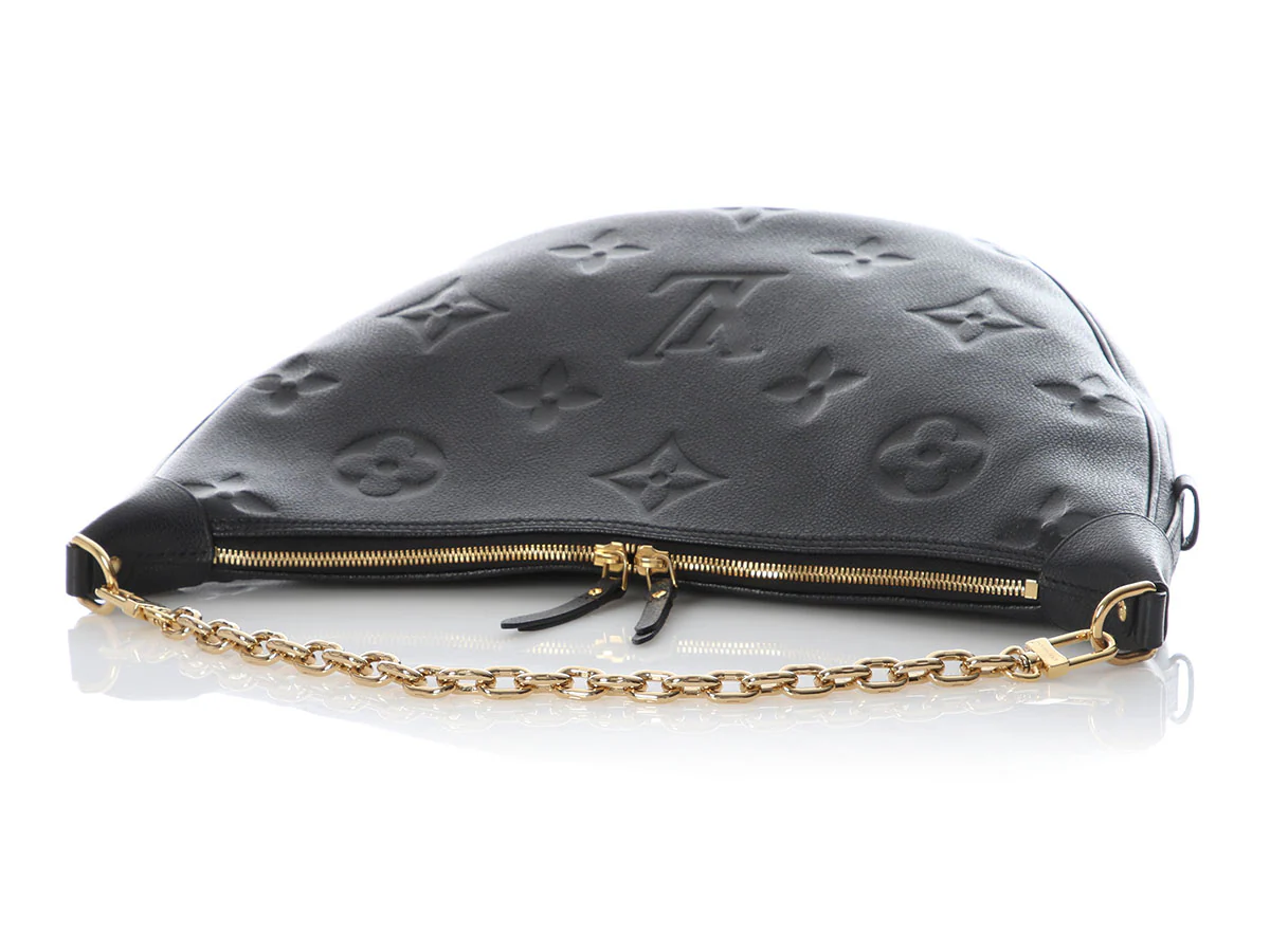 Louis Vuitton Black Monogram Giant Empreinte Loop Hobo - Image 7