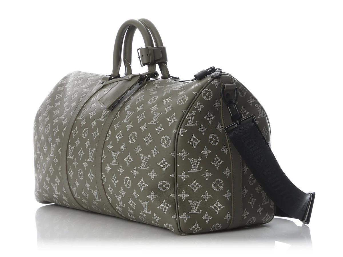 Louis Vuitton Monogram Shadow Keepall Bandoulière 50 - Image 3