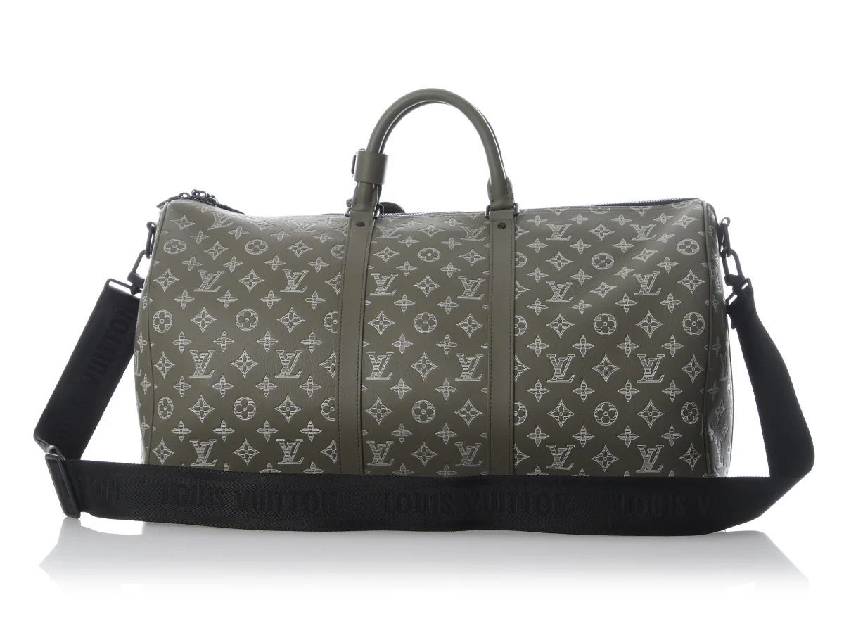 Louis Vuitton Monogram Shadow Keepall Bandoulière 50 - Image 4