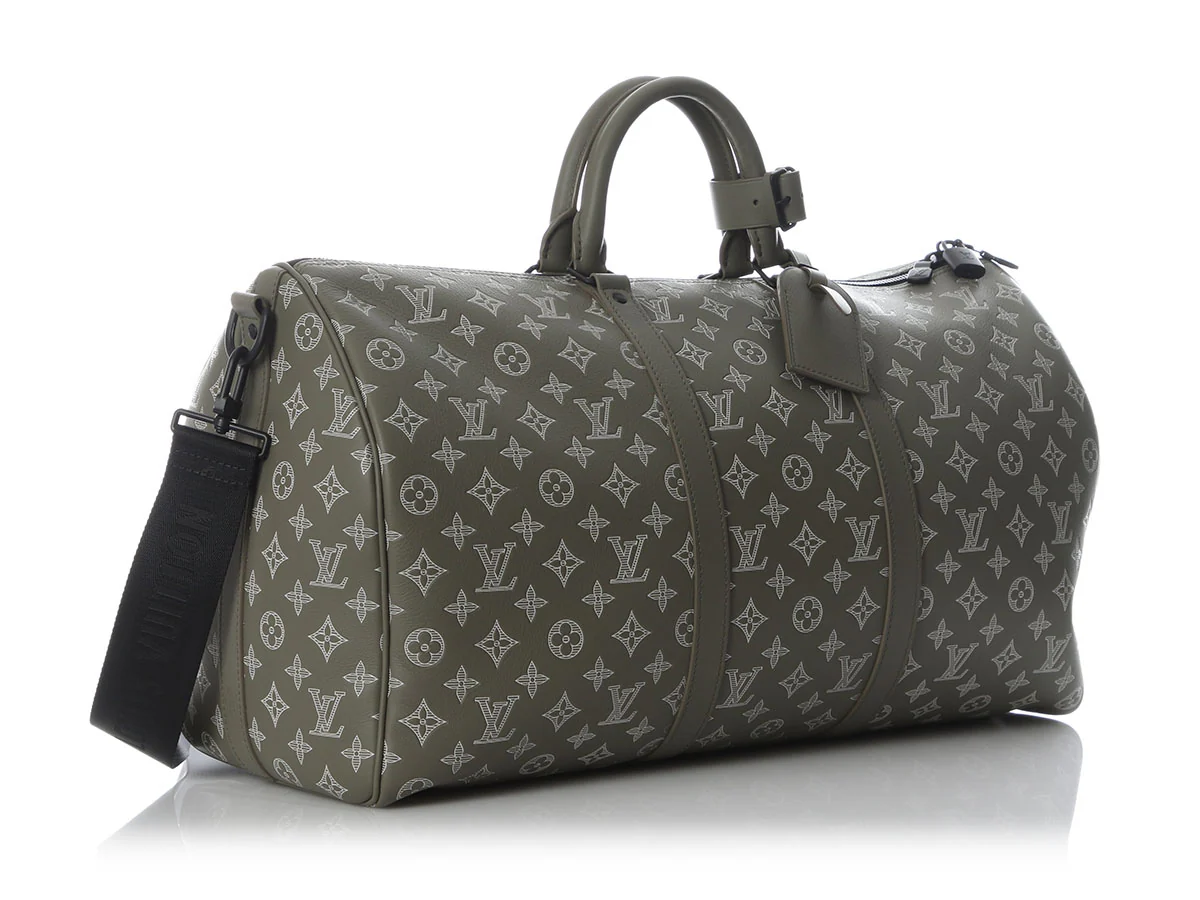 Louis Vuitton Monogram Shadow Keepall Bandoulière 50 - Image 5