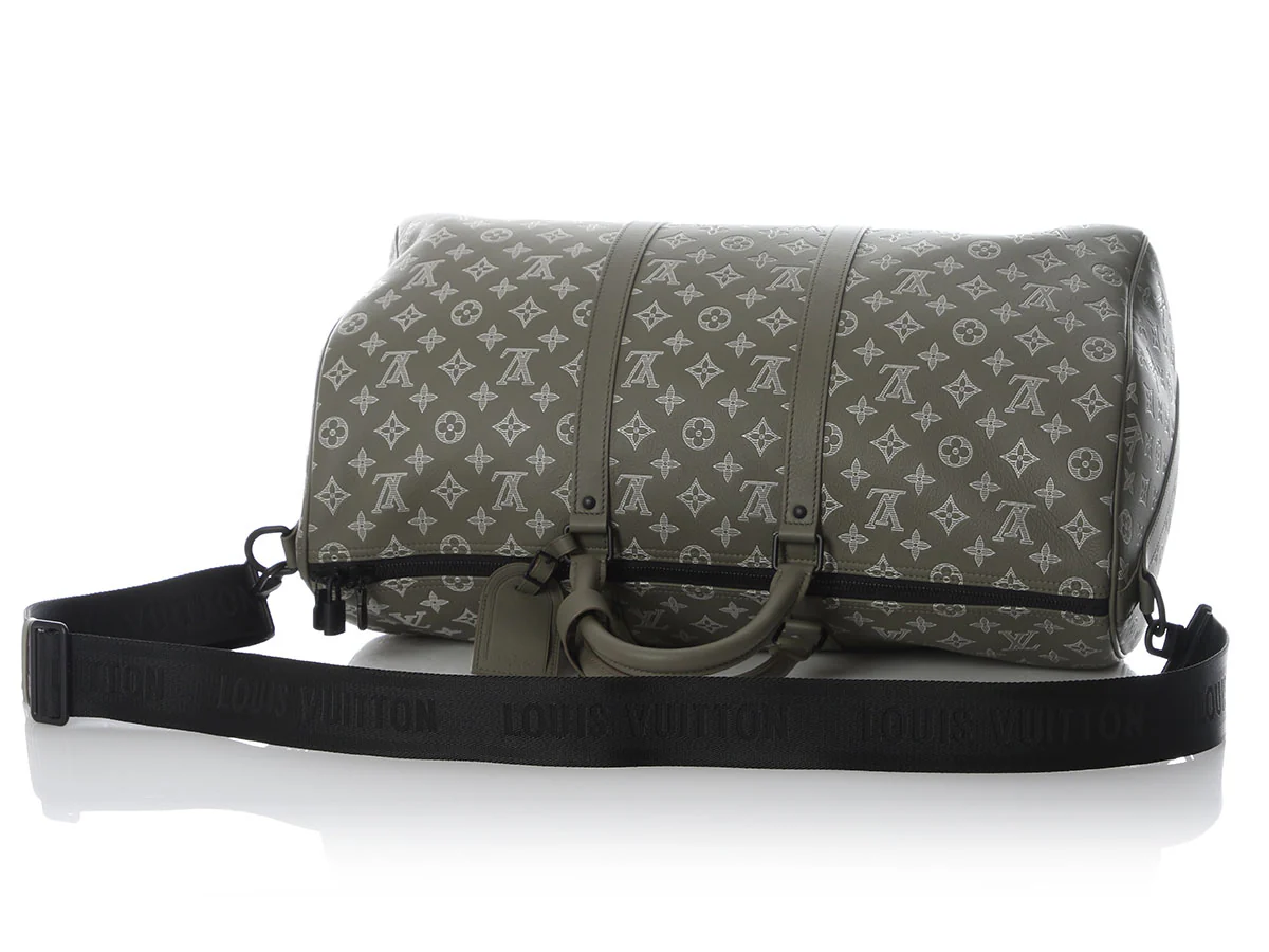 Louis Vuitton Monogram Shadow Keepall Bandoulière 50 - Image 7