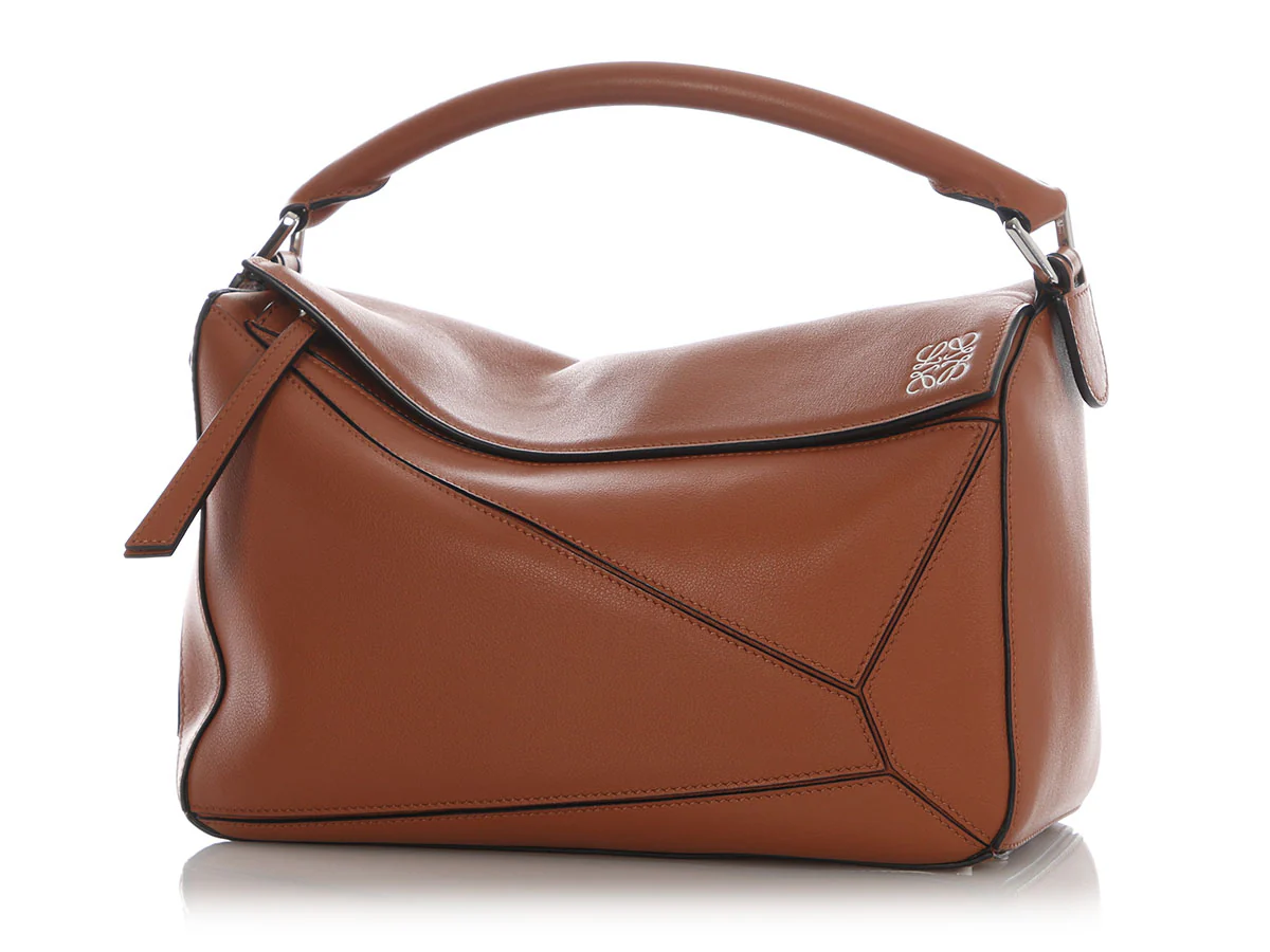 Loewe Medium Tan Puzzle Bag - Image 2