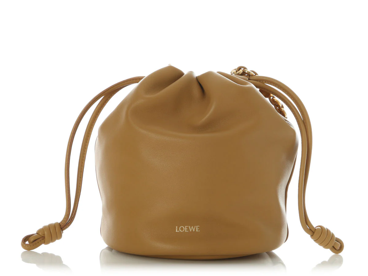 Loewe Medium Sahara Flamenco Bucket Bag