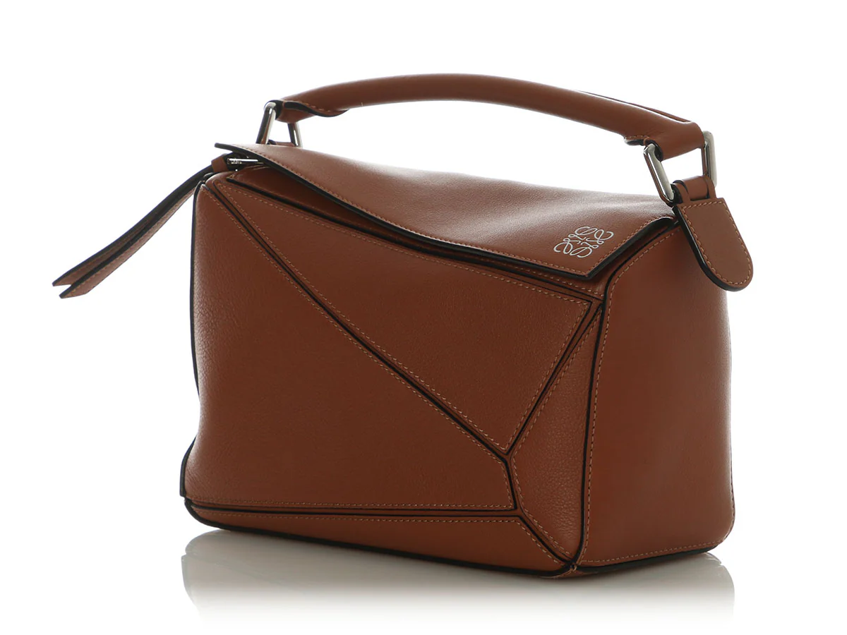 Loewe Small Tan Puzzle Bag - Image 3