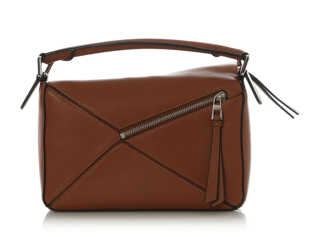Loewe Small Tan Puzzle Bag - Image 4