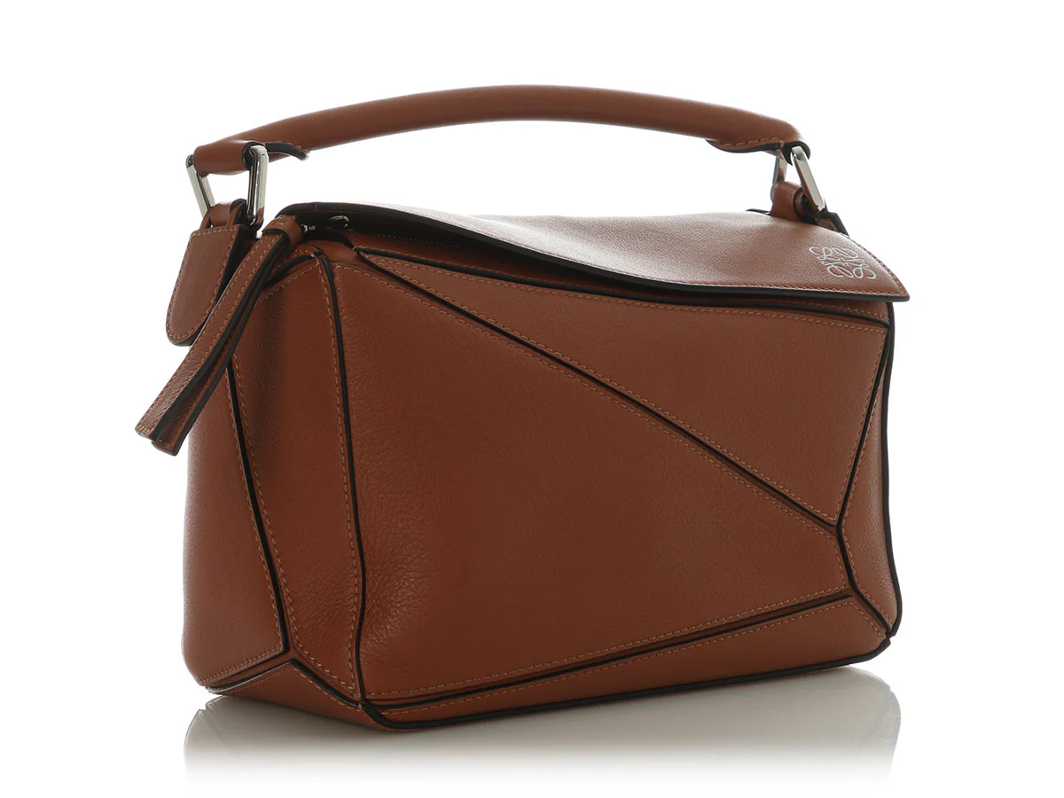Loewe Small Tan Puzzle Bag - Image 5