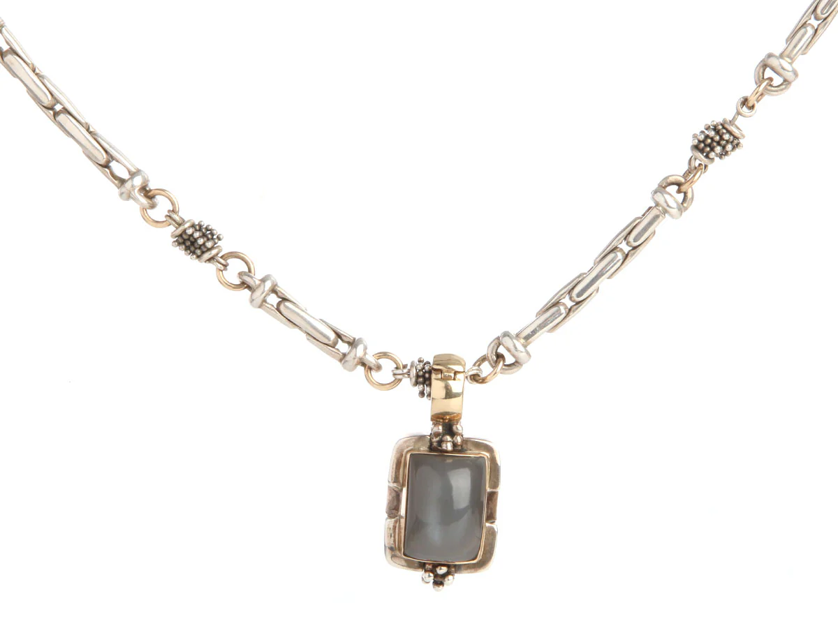 Micheal Dawkins Moonstone Pendant Necklace