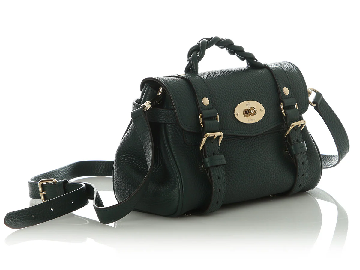 Mulberry Mini Dark Green Alexa - Image 5
