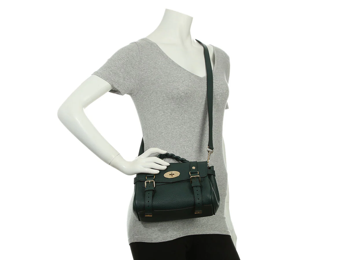 Mulberry Mini Dark Green Alexa - Image 9