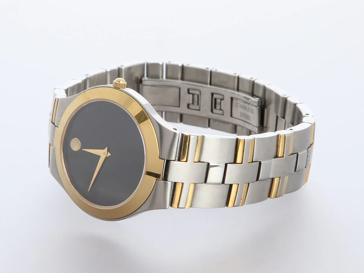 Movado Two-Tone Mens Museum Watch 35mm - Image 3