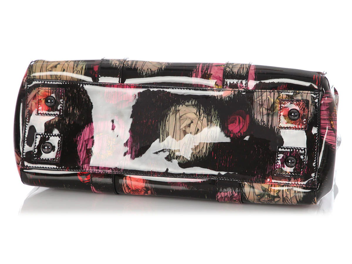 Mulberry Scribbly Flora Patent Leather Bayswater - Image 6
