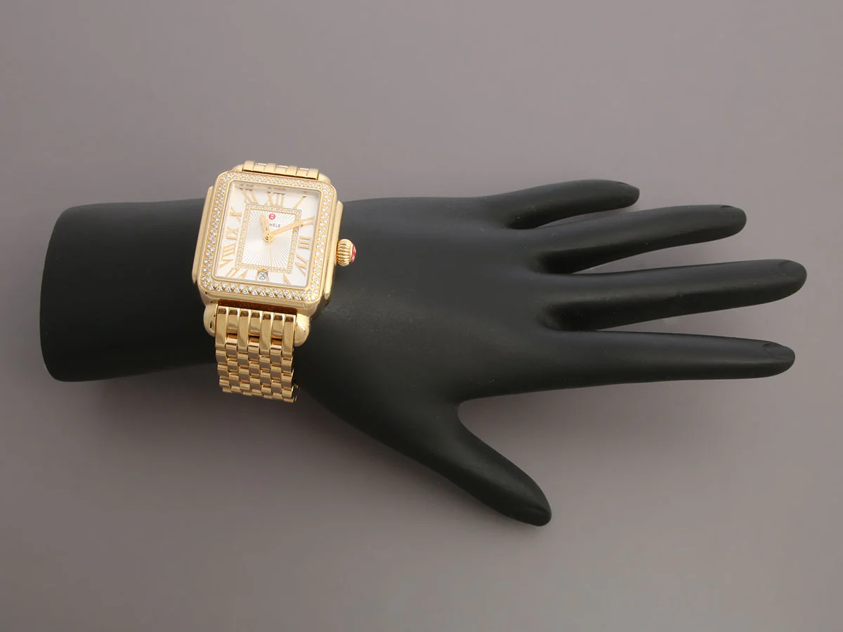 Michele Diamond Deco Madison Watch 33mm - Image 6