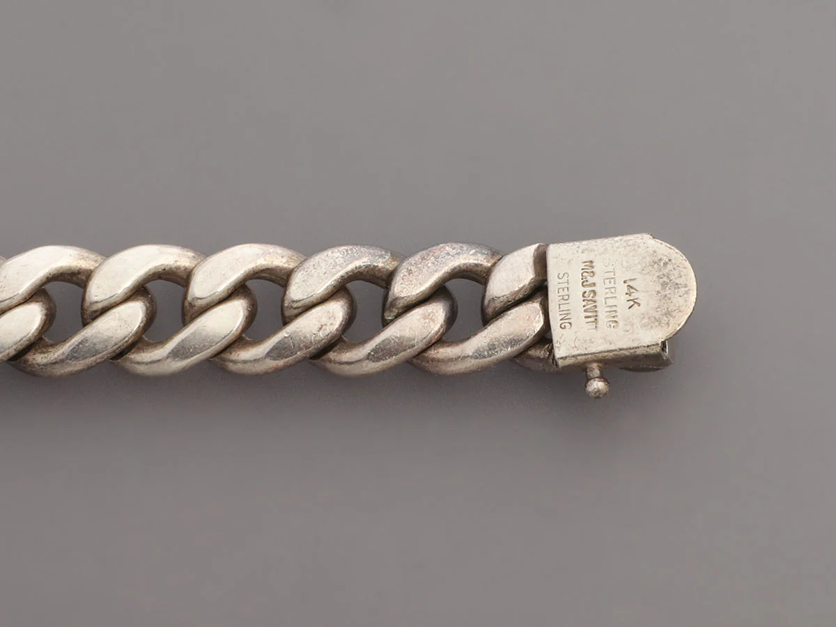 MJ Savitt Two-Tone Pyramid Choker - Image 4