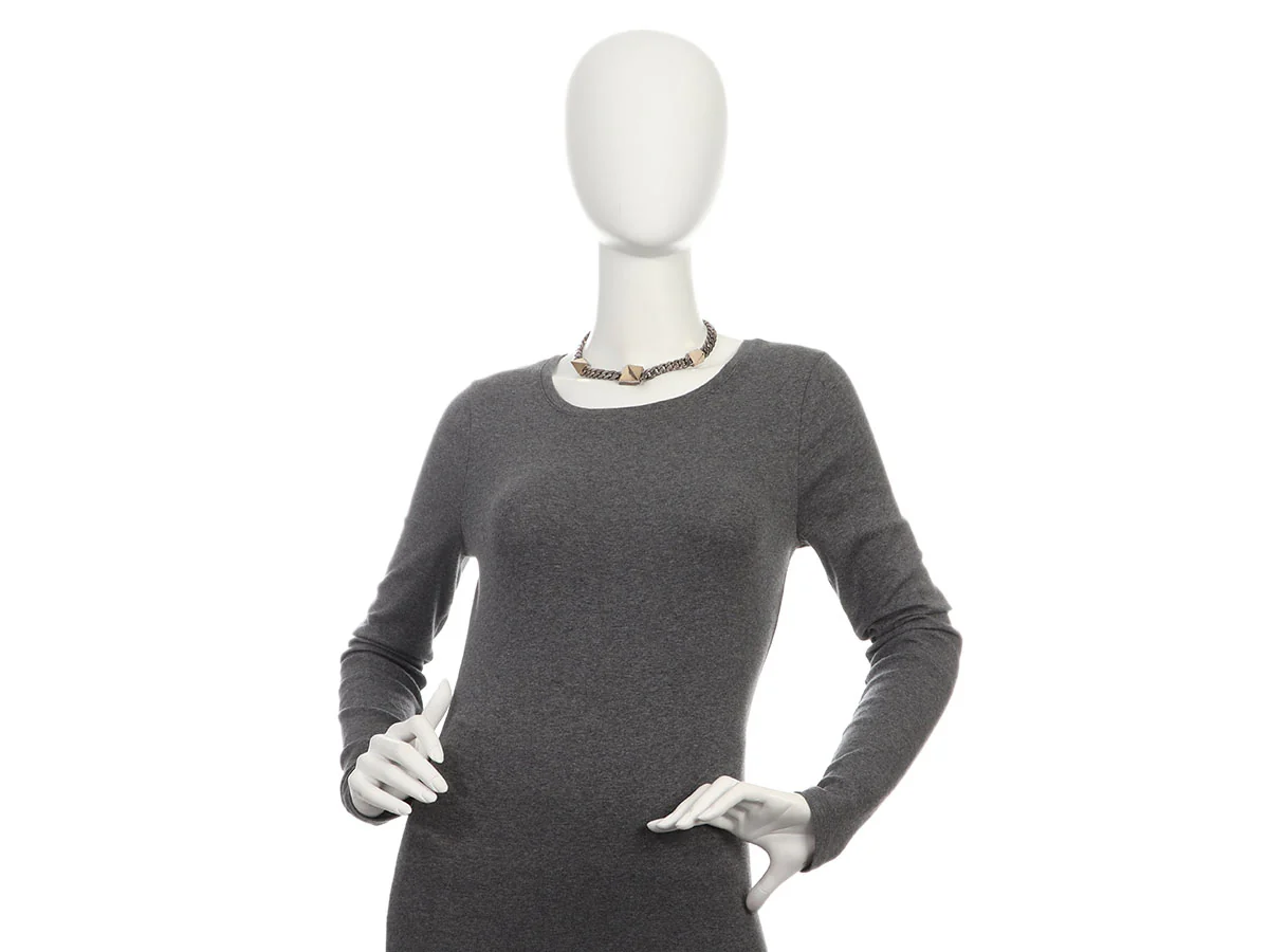 MJ Savitt Two-Tone Pyramid Choker - Image 7