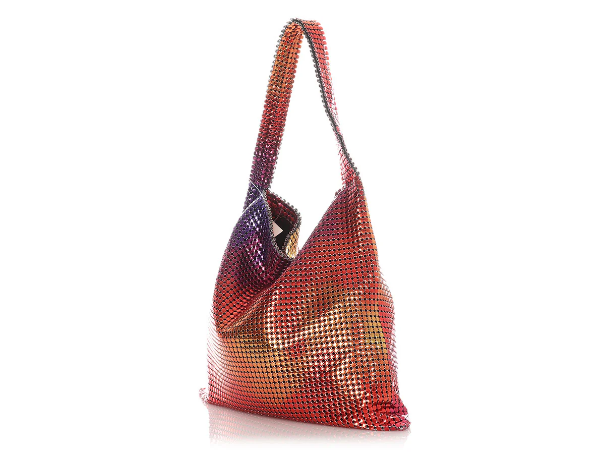 Paco Rabanne Rainbow Aluminum Pixel Tote - Image 3