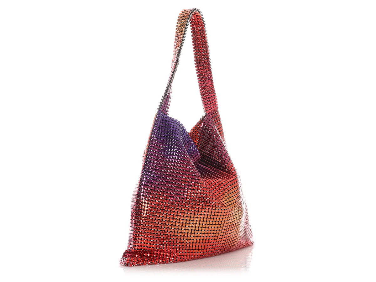 Paco Rabanne Rainbow Aluminum Pixel Tote - Image 5