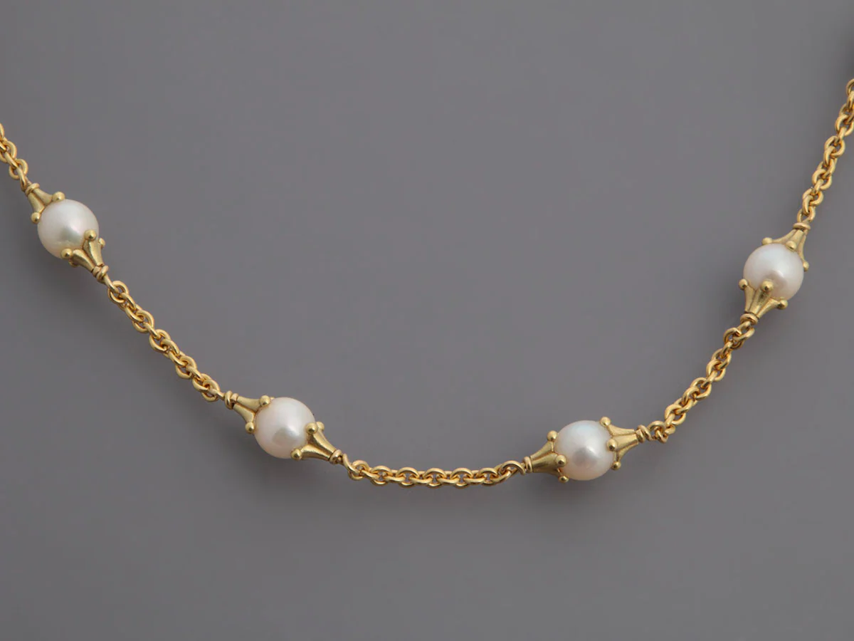 Paul Morelli 18K Yellow Gold Pearl Necklace - Image 3
