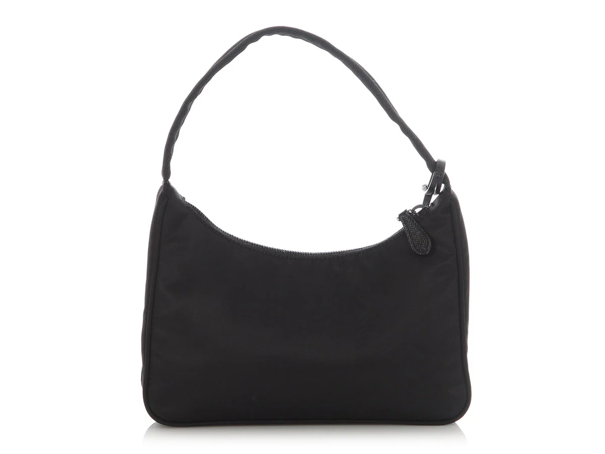 Prada Mini Black Nylon Re-Edition 2000 Bag - Image 4