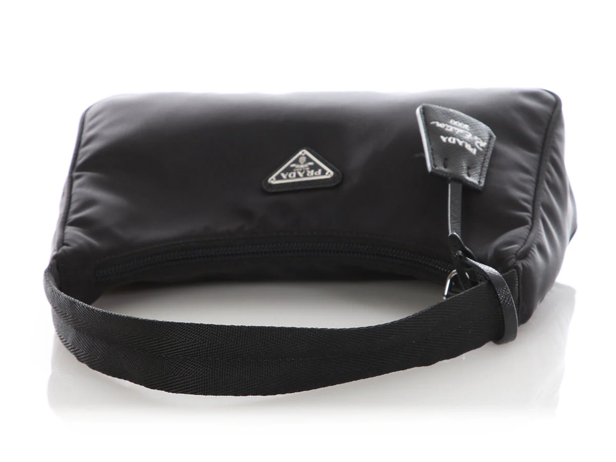 Prada Mini Black Nylon Re-Edition 2000 Bag - Image 7