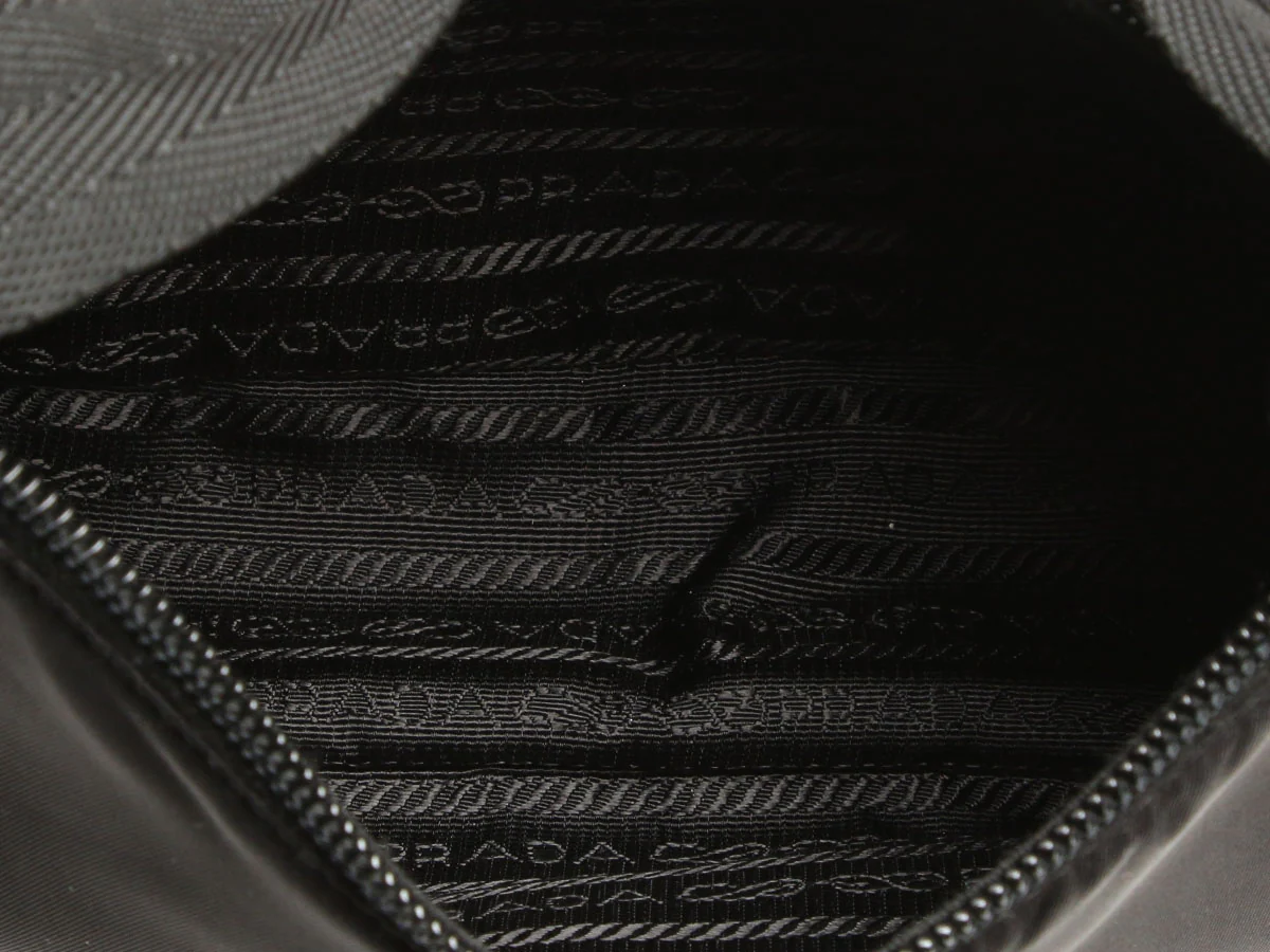 Prada Mini Black Nylon Re-Edition 2000 Bag - Image 8
