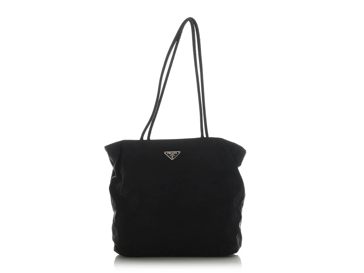 Prada Black Tessuto Nylon Tote