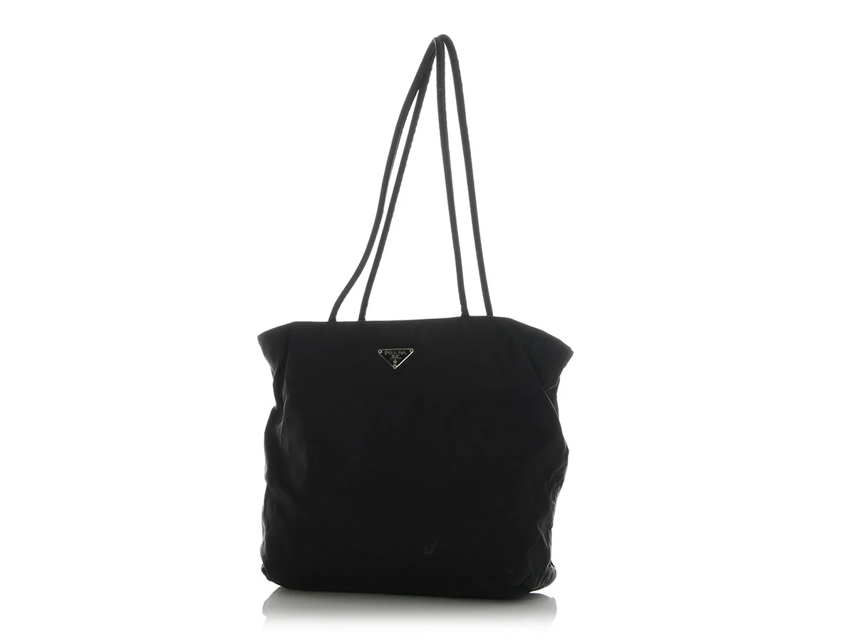 Prada Black Tessuto Nylon Tote - Image 2