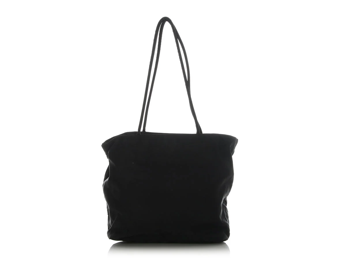 Prada Black Tessuto Nylon Tote - Image 4