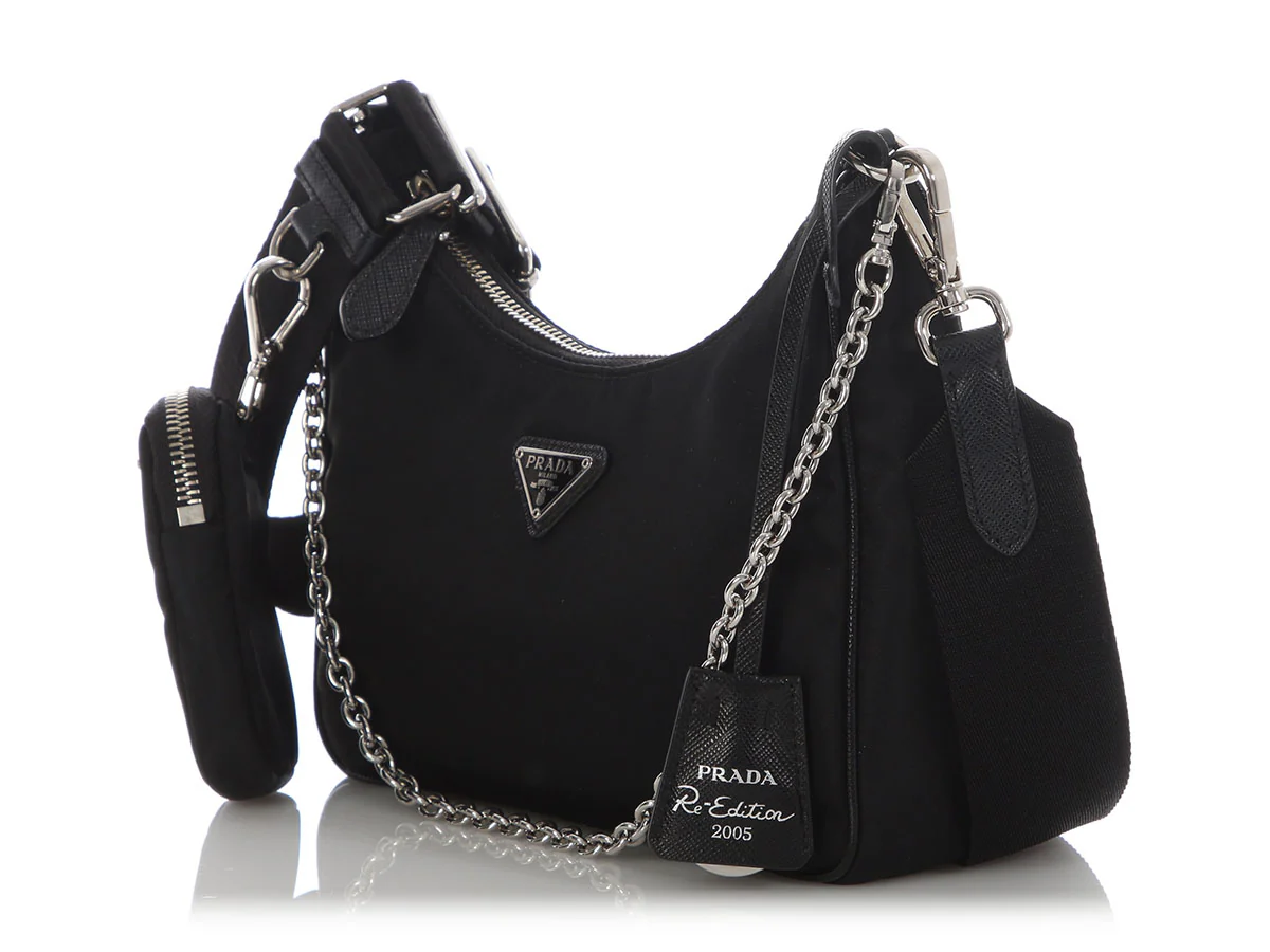 Prada Black Re-Nylon Re-Edition 2005 - Image 3