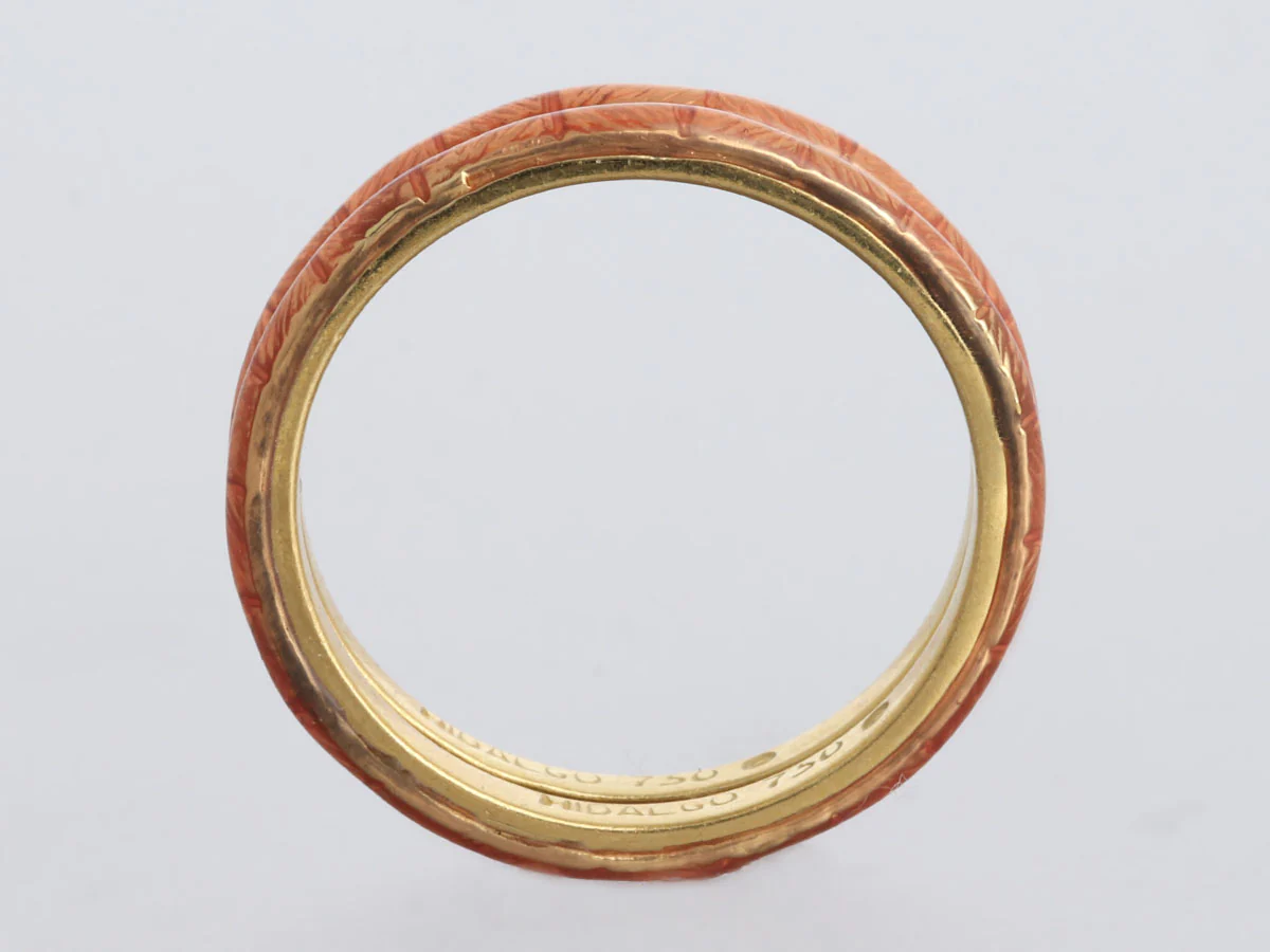 Hidalgo 18K Rose Gold Ring Guard Set - Image 4
