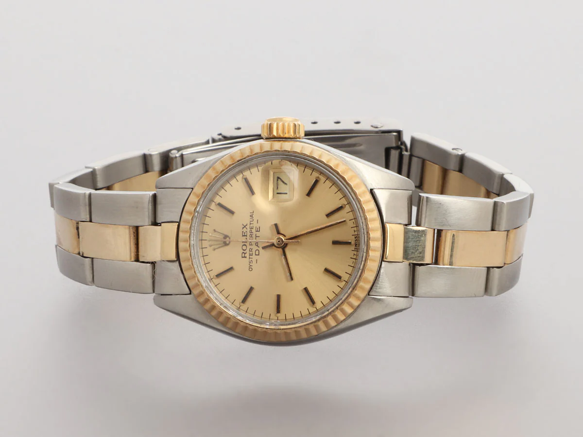 Rolex Two-Tone Ladies Oyster Perpetual Date Watch 25mm - Image 2