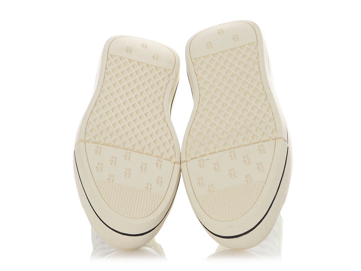 R13 Neon Yellow Kurt Platform Sneakers - Image 6