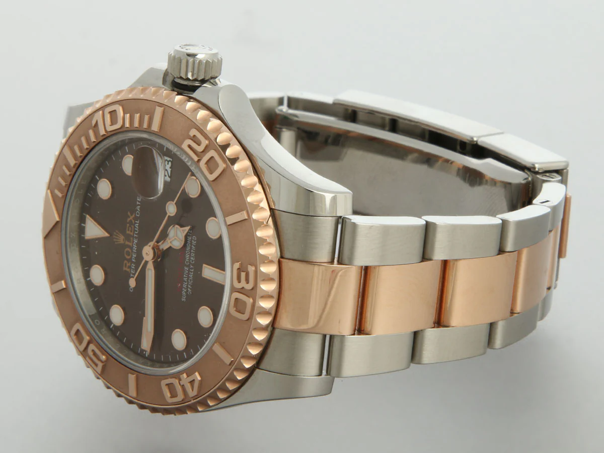 Rolex 18K Everose Gold and Oystersteel Yacht-Master 37mm - Image 3