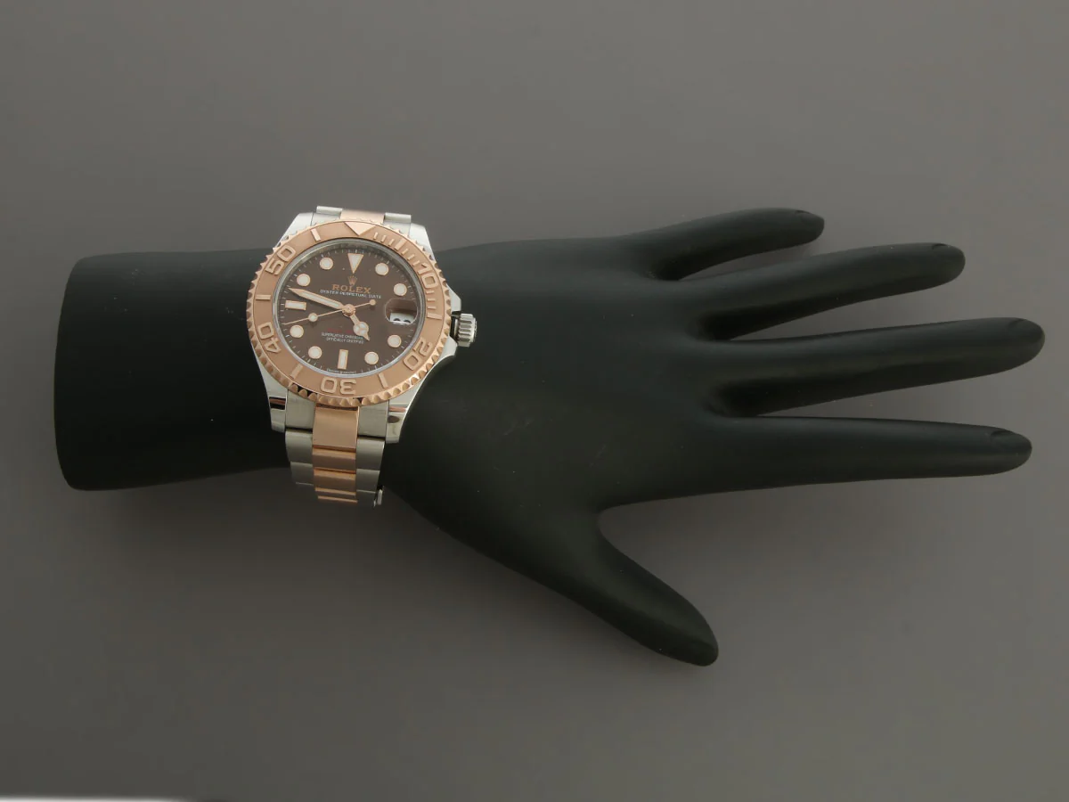 Rolex 18K Everose Gold and Oystersteel Yacht-Master 37mm - Image 7