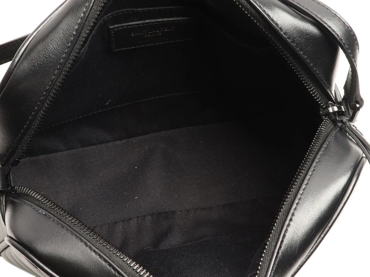 Saint Laurent Medium So Black Matelassé Lou Camera Bag - Image 8