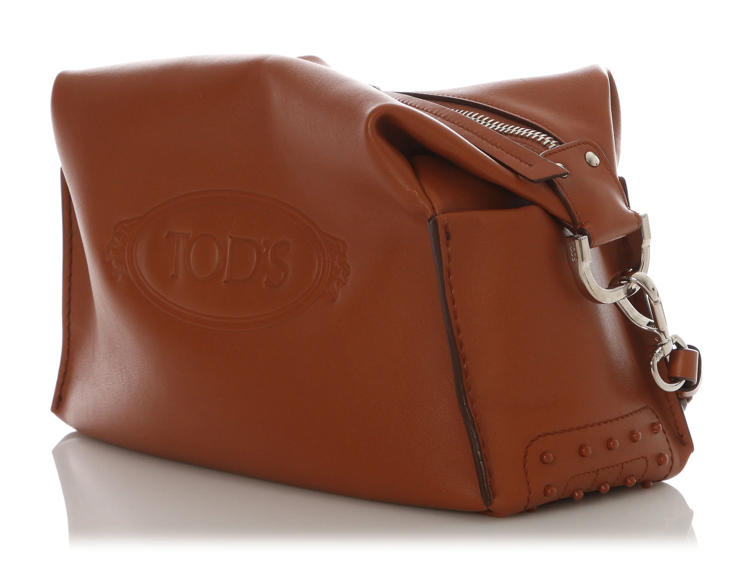 Tod's Alber Elbaz Special Edition Tan Happy Moments Hobo - Image 3