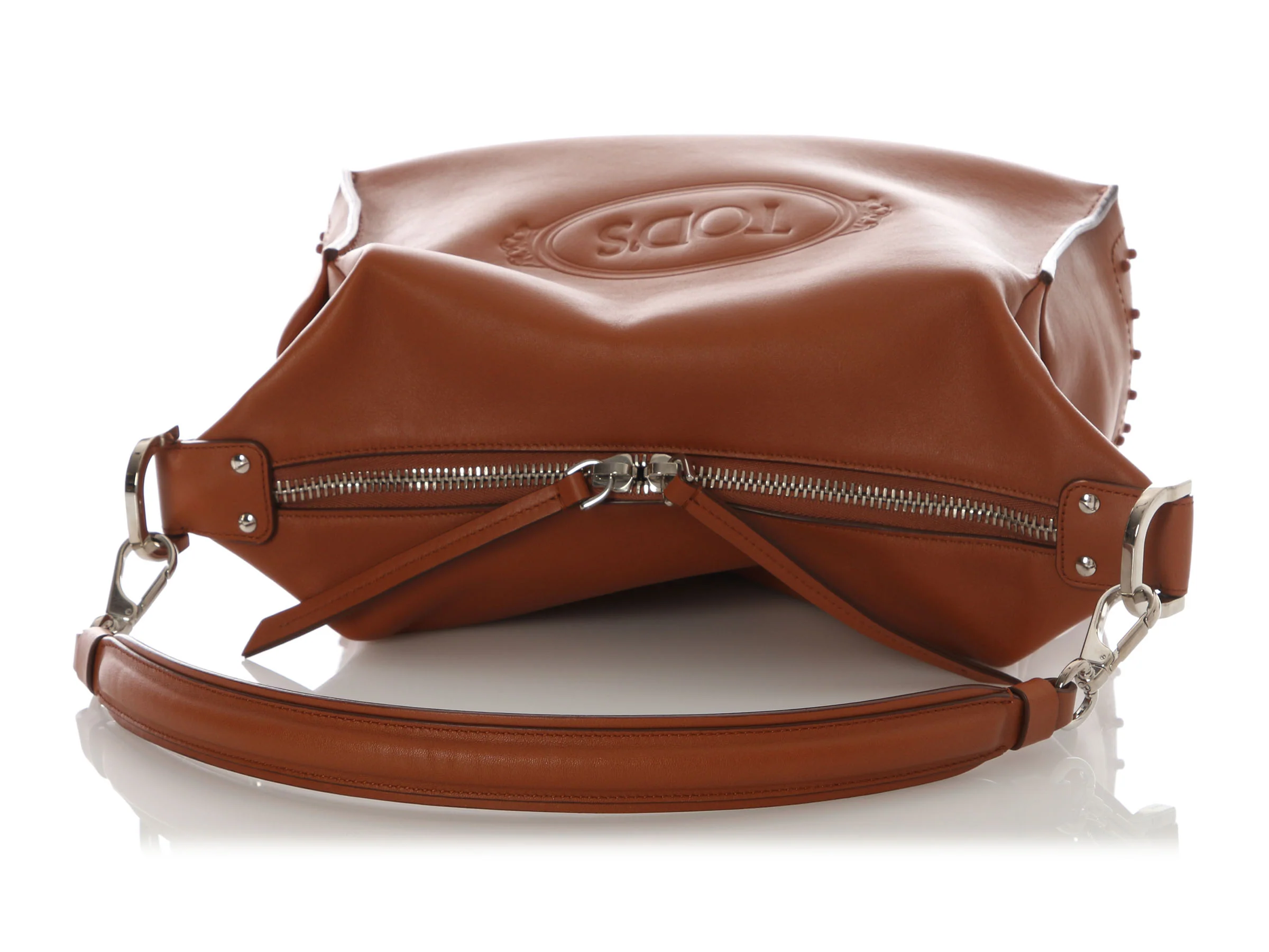 Tod's Alber Elbaz Special Edition Tan Happy Moments Hobo - Image 7