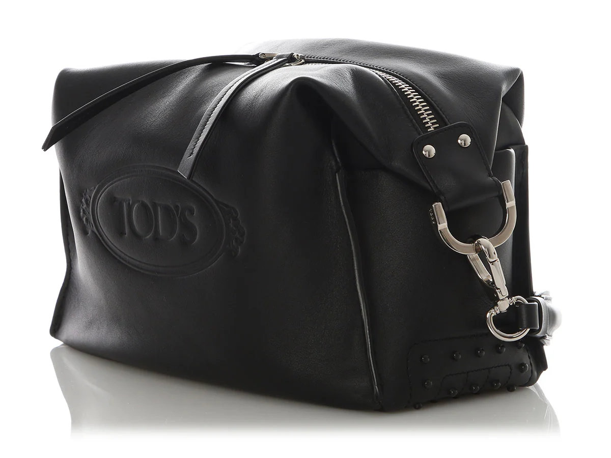 Tod's Alber Elbaz Special Edition Black Happy Moments Hobo - Image 3