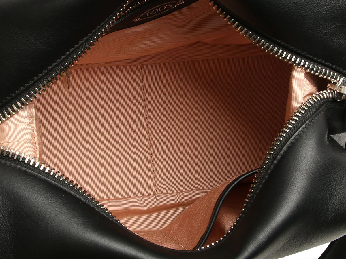 Tod's Alber Elbaz Special Edition Black Happy Moments Hobo - Image 8