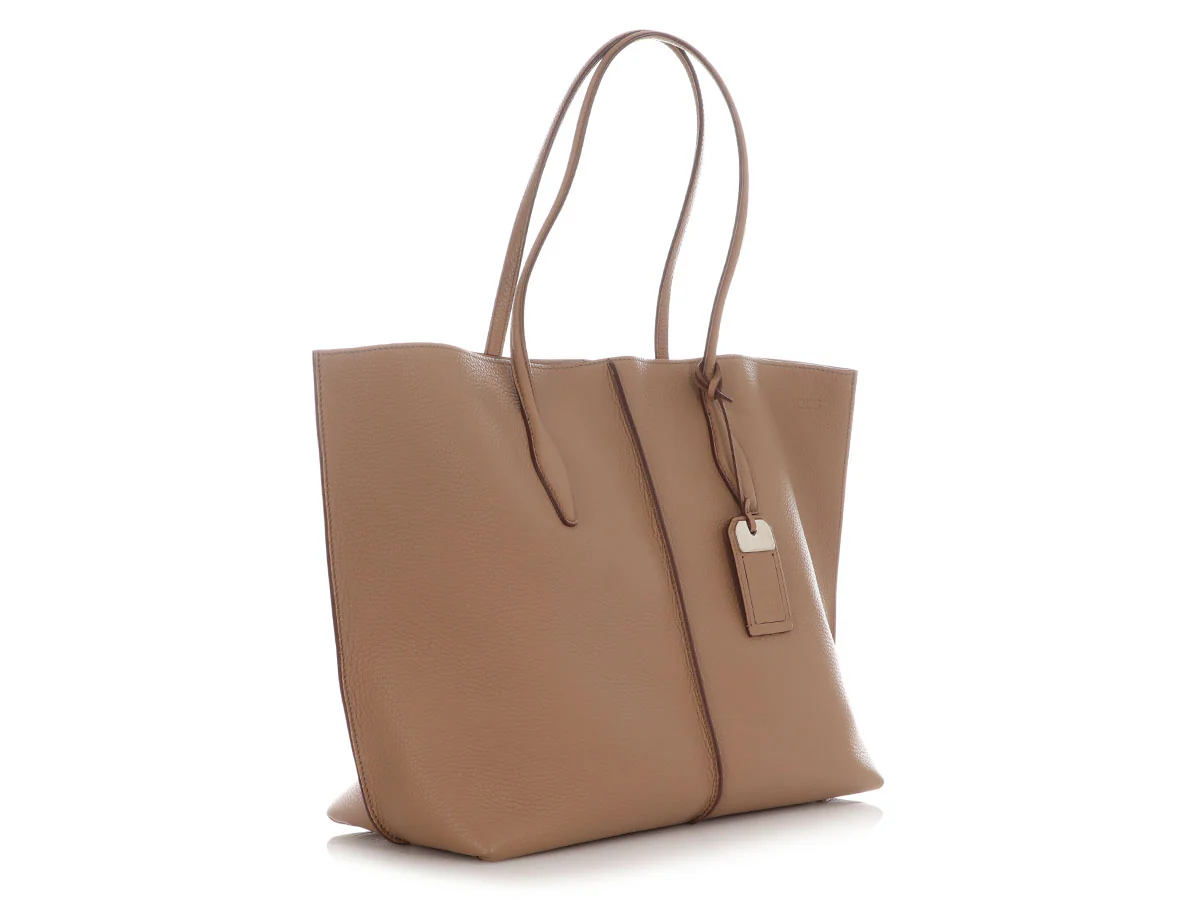 Tod's Large Beige Joy Tote - Image 5