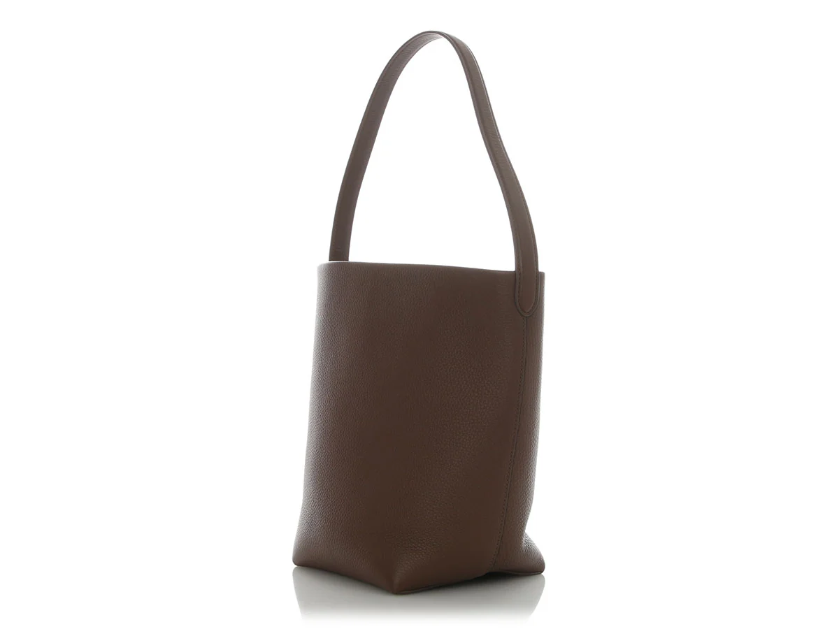 The Row Medium Dark Olive N/S Park Tote - Image 3