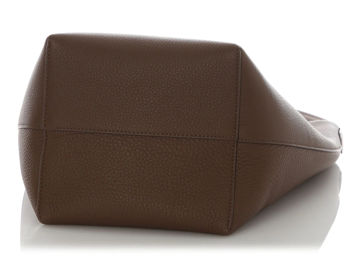 The Row Medium Dark Olive N/S Park Tote - Image 6